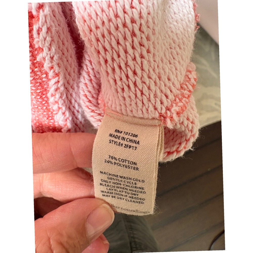 Soft Surroundings Coral Pink Pullover Cowl Neck Textured Knit Large - Picture 5 of 5